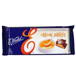 Extra large chocolate bar with Crème Brûlée Flavor Filling.