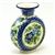 Polish Pottery 5" Mini Vase. Hand made in Poland. Pattern U1810 designed by Danuta Skiba.