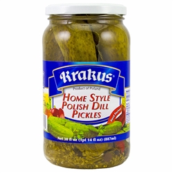 Polish dill pickles are the perfect condiment. Please note that these pickles are not firm and crisp. They are very soft.  If you like a firmer pickle try the regular Polish dills. - Product code 9700453