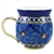 Polish Pottery 16 oz. Bubble Mug. Hand made in Poland. Pattern U408 designed by Jacek Chyla.