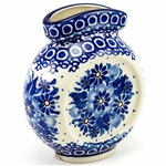 Polish Pottery 4.5" Mini Vase. Hand made in Poland. Pattern U243 designed by Krystyna Deptula.