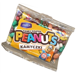 Careful! These delightful candy coated peanut bits are addictive.  Assorted colors.