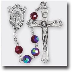 20.5" Premium Hand Crafted 7mm Tin Cut Crystal Bead Rosary with a deluxe Crucifix and Center
It comes with a Deluxe Velvet Box