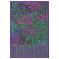 Wojslawice, Arboretum, Polish Promotion Poster designed by artist Ryszard Post Card: Kaja. It has now been turned into a post card size 4.75" x 6.75" - 12cm x 17cm.