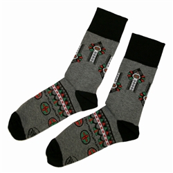 Folk is in fashion and these beautiful Polish hosiery featuring a Polish Highlander folk design "Parzenica" look really sharp. Made in Poland.
