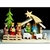 Polish Hand Painted Nativity Creche Set