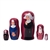 This Nun Nesting Doll realistically depicts 5 nuns in habits and traditional garb, which varies from doll to doll signifying different orders.  The nuns no doubt live in the convent and devote their lives to  prayer, meditation, and helping others.