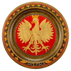 Hand Made in Southern Poland This beautiful plate is made of seasoned Linden wood, from the Tatra Mountain region of Poland.