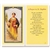 St. Stephen - Holy Card.  Holy Card Plastic Coated. Picture is on the front, text is on the back of the card.