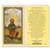 St. Isidore -  Holy Card.  Holy Card Plastic Coated. Picture is on the front, text is on the back of the card.