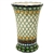 Polish Pottery 4.5" Mini Fluted Vase. Hand made in Poland. Pattern U83 designed by Teresa Liana.