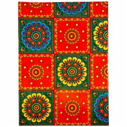 Delightful Polish folk themed paper gift paper - the perfect way to present those special gifts. Glossy color paper. Size 39.3" x 27.5" - 100cm x 70cm folded. Made in Poland.