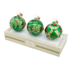 Exquisite workmanship and handcrafted details are the hallmark of all Christopher Radko creations. Bring warmth, color and sparkle into your home as you celebrate life’s heartfelt connections. A Christopher Radko ornament is a work of heart!