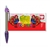 Enjoy this colorful ball point pen! Perfect for gifts. Features a pull out banner with a Polish paper cut design.