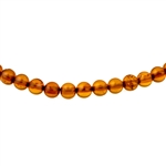 Jewelry makers will enjoy these beads to finish your own bracelet. Genuine Baltic Amber.  Approx 135 beads per strand.  3mm diameter beads.