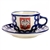 Polish Eagle Stoneware Cup And Saucer Set