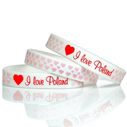 Medium size (7.5" - 19cm) wrist band with a little stretch. *WARNING: Choking Hazard--Small Parts Not for children under 3 yrs.

*WARNING: Choking Hazard--Small Parts
 Not for children under 3 yrs.