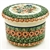 Polish Pottery 4.5" European Butter Crock. Hand made in Poland. Pattern U4418 designed by Maria Starzyk.