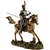 This spectacularly detailed statue of a Polish Uhlan from the Napoleonic period is made using a process known as cold cast bronze with an antique finish. Lance is removable for shipping. Read about the history of these Polish light cavalrymen.