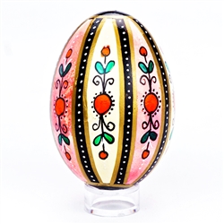 Colorful hand painted design made in Poland.  Stand sold separately.