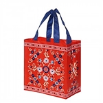 This lightweight yet durable tote bag is a perfect way to display your heritage. Made of polypropylene (PP) woven laminate. Water runs right off. Size opened is approx. 10" x 10.5" x 6"