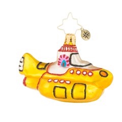 We hear you, Beatles fans around the world! This Yellow Submarine will surely brighten your holidays. So retro; so Fab Four--you'll treasure it forever more.