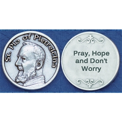 Saint Padre Pio of Pietrelcina Pocket Token (Coin)