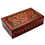 Polish Vintage Hearts Locking Box