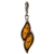 Sterling Silver Pendant With Honey Amber drops.  Size is approx 1.75" x .25"