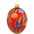 Masterfully crafted of glass from Poland, this truly egg-straordinary ornament is artfully hand-painted with a myriad of vibrant glazes and glistening glitter accents. Measuring 2" tall, our red egg with floral pattern is sure to be an eggs-quisite addit