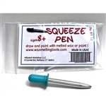 Excellent companion tool with the Waxmelter Palette.The Squeeze Pen is a simple suction-type dispenser for painting and drawing with melted wax.