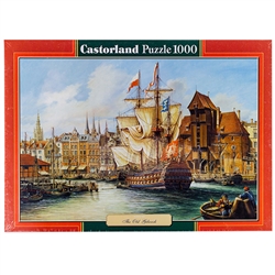 1000 pieces Assembled Size: approx. 26.8" x 18.5" Box measures: approx 14" x 10" x 2" Made in Poland by Castorland Not suitable for children 3 years old and younger.