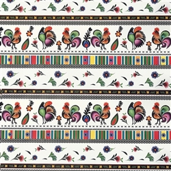 Delightful Polish folk themed paper gift paper - the perfect way to present those special gifts. Glossy color paper. Size 39.3" x 27.5" - 100cm x 70cm folded. Made in Poland.