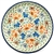 Polish Pottery 6" Bread & Butter Plate. Hand made in Poland and artist initialed.