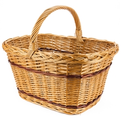 Poland is famous for hand made willow baskets. This is a tradition in areas of the country where willow grows wild and is very much a village and family industry. Beautifully crafted and sturdy, these baskets can last a generation. Perfect for Easter