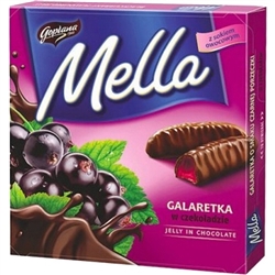 Goplana Mella Dark Chocolate Covered Black Currant Jellies 190g/6.70oz