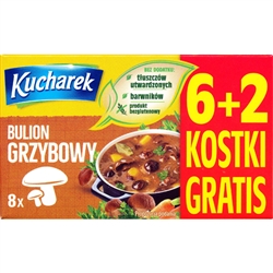 The soups, gravies, meat and sauerkraut dishes made with these bouillon cubes taste just like those using dried Polish mushrooms that you have to rehydrate (soak) and cook. They can also be used to enhance the flavor of those rather bland-tasting fresh mu