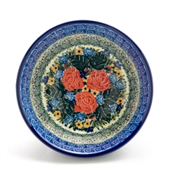 Polish Pottery 6" Cereal/Berry Bowl. Hand made in Poland. Pattern U4585 designed by Maria Starzyk.