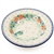 Polish Pottery 9.5" Soup / Pasta Plate. Hand made in Poland. Pattern U4782 designed by Maria Starzyk.