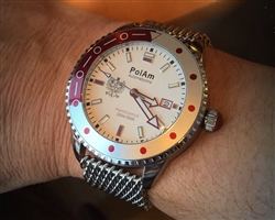 The PolAm Shark Mesh Watch - Premium design at an affordable price. Your PolAm will provide you with stylish function, capable of taking you from the beach to the formal, and back again. This watch features a Polish Eagle logo on the watch face and the
