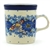 Polish Pottery 4 oz. Mug. Hand made in Poland. Pattern U4654 designed by Maria Starzyk.