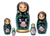 Teal Classical Art Nesting Doll 5pc./6"