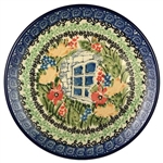 Polish Pottery 6" Bread & Butter Plate. Hand made in Poland. Pattern U4019 designed by Maria Starzyk.