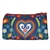 Darling little purse decorated with a Polish mountain floral design. 100% polyester and plastic lined. Made in Poland.