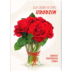 Polish Birthday Greeting Card