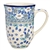 Polish Pottery 17 oz. Bistro Mug. Hand made in Poland. Pattern U4903 designed by Maria Starzyk.