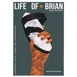 Post Card: Life of Brian, Polish Poster designed by Jakub Zasada It has now been turned into a post card size 4.75" x 6.75" - 12cm x 17cm.