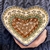 Polish Pottery 7" Heart Shaped Bowl. Hand made in Poland. Pattern U79 designed by Teresa Liana.