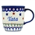 Polish Pottery 12 oz. Tata/ Dad Mug. Hand made in Poland.