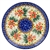 Polish Pottery 8" Dessert Plate. Hand made in Poland. Pattern U686 designed by Ewa Karbownik.